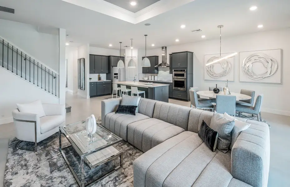 Furnished interior view inside a new home in SeaFlower, Bradenton (Image 10).
