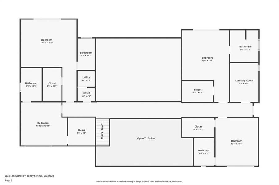 2D floor plan layout of this home in , Atlanta, GA (Image 7). 2D floor plan layout of this home in , Atlanta, GA (Image 7).