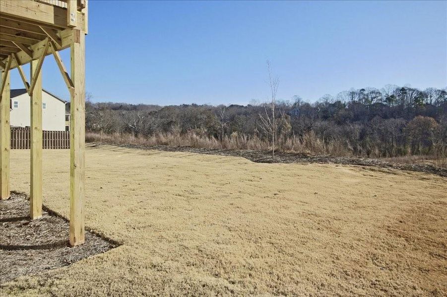 Exterior details and patio area of a home in Clark Farms, Flowery Branch (Image 19). Exterior details and patio area of a home in Clark Farms, Flowery Branch (Image 19).