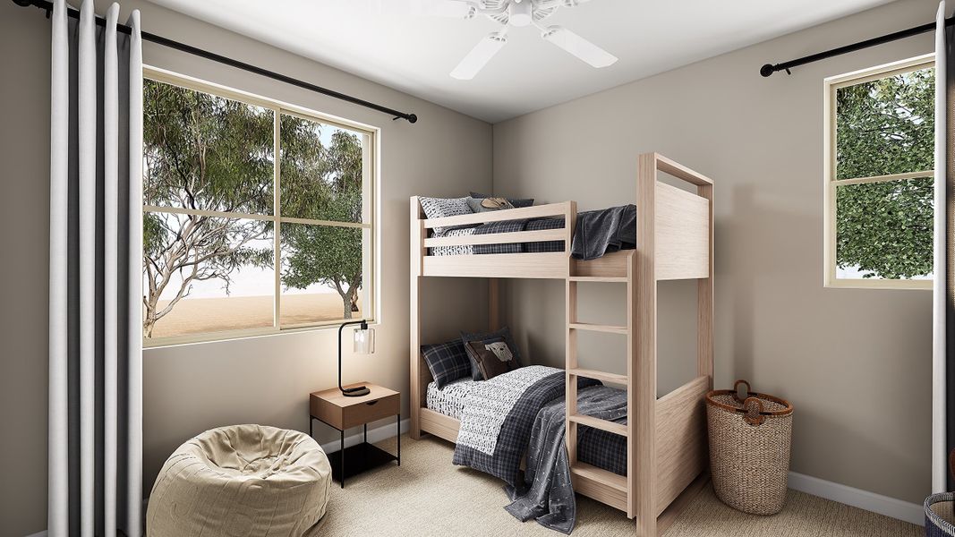 Representative furnished interior of a home built from the Orchard Plan 3003 by Tri Pointe Homes in Waterston Central, Gilbert (Image 8).