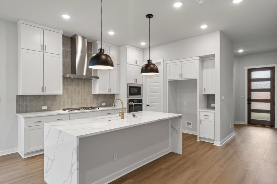 Furnished interior view inside a new home in Lariat, Liberty Hill (Image 10).
