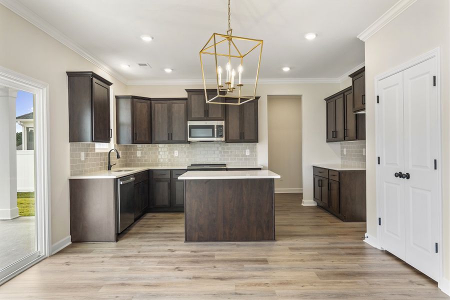 Furnished interior view inside a new home in Cottages at Lake Emory, Inman (Image 6). Furnished interior view inside a new home in Cottages at Lake Emory, Inman (Image 6).