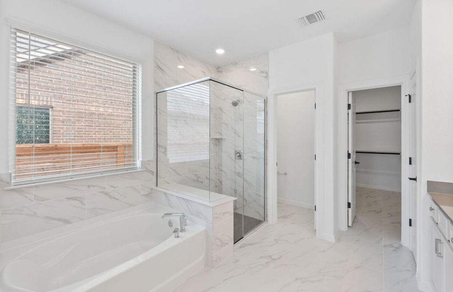 Furnished interior view inside a new home in Bluffview Reserve, Leander (Image 13).