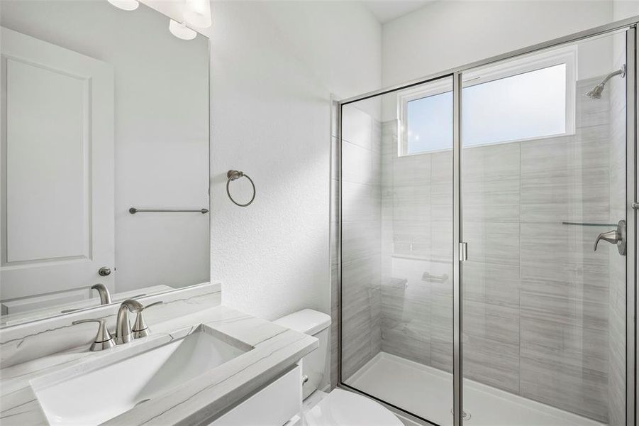 Furnished interior view inside a new home in Ten Mile Creek Estates, DeSoto (Image 12).