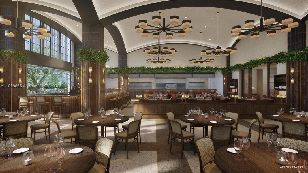 Furnished interior view inside a new home in , Miami (Image 14).