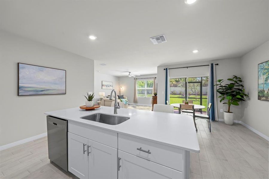 Furnished interior view inside a new home in , Port Charlotte (Image 46).