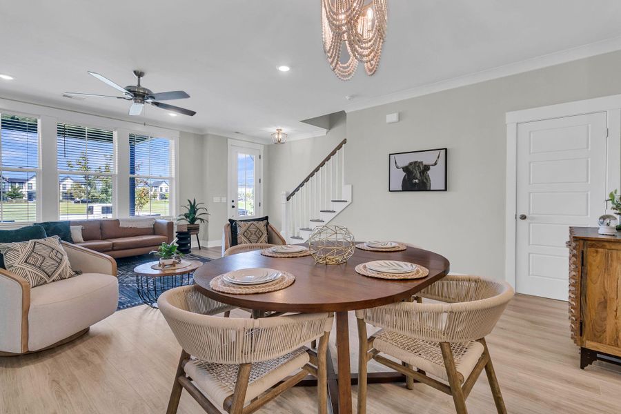 Furnished interior view inside a new home in , Summerville (Image 11).