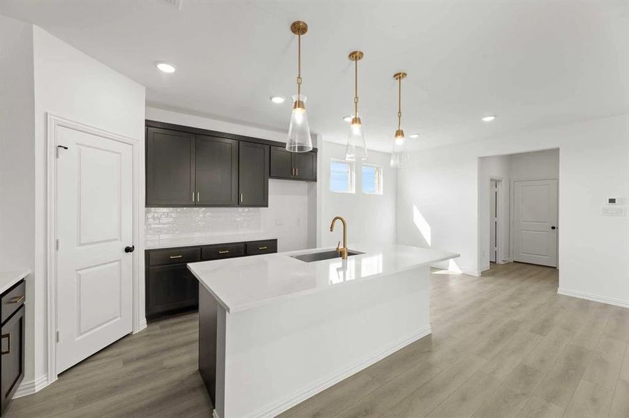 Furnished interior view inside a new home in Creekview Fossil Ridge, Pilot Point (Image 9). Furnished interior view inside a new home in Creekview Fossil Ridge, Pilot Point (Image 9).
