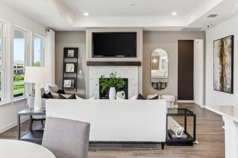 MODEL HOME images may NOT be consistent with the finished product.