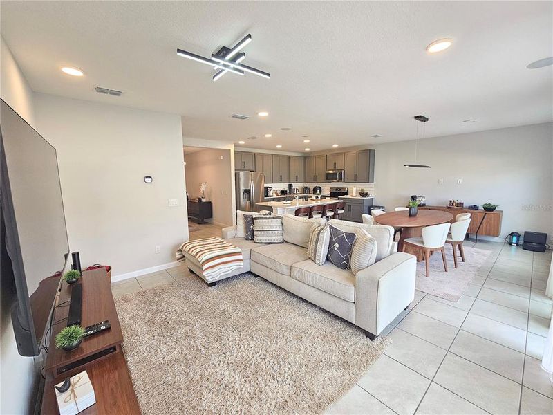 Furnished interior view inside a new home in Eden at Crossprairie, St. Cloud (Image 5).
