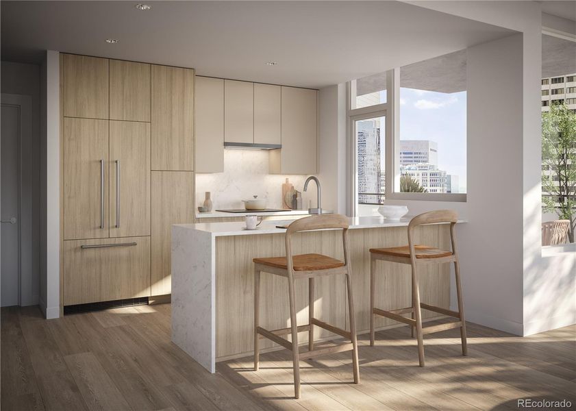 Kitchen Rendering- Uptown Finish