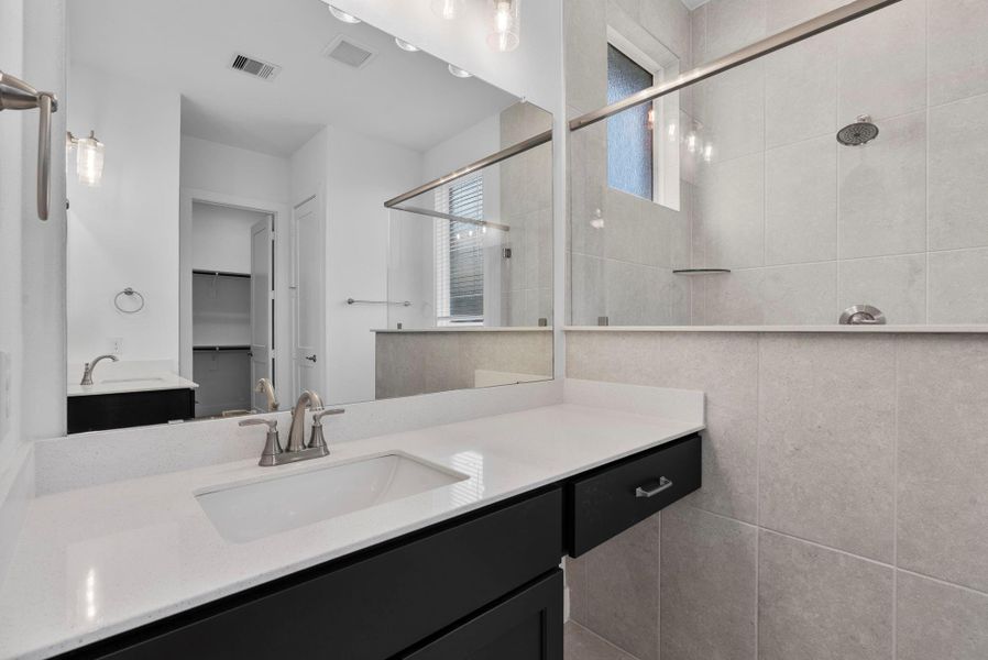 Furnished interior view inside a new home in The Trails, New Caney (Image 5).