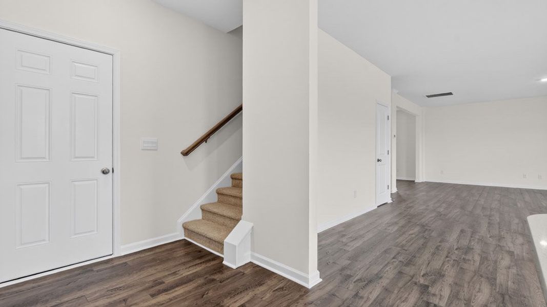 Spacious, unfurnished interior of a new home in Gretchen Pines, West End (Image 22). Spacious, unfurnished interior of a new home in Gretchen Pines, West End (Image 22).