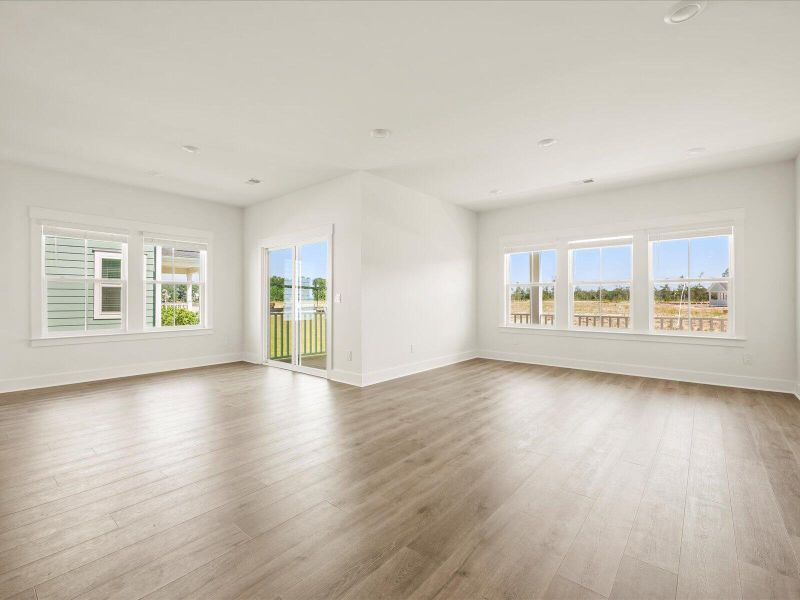 Spacious, unfurnished interior of a new home in The Coves at Lakes of Cane Bay, Summerville (Image 17). Spacious, unfurnished interior of a new home in The Coves at Lakes of Cane Bay, Summerville (Image 17).