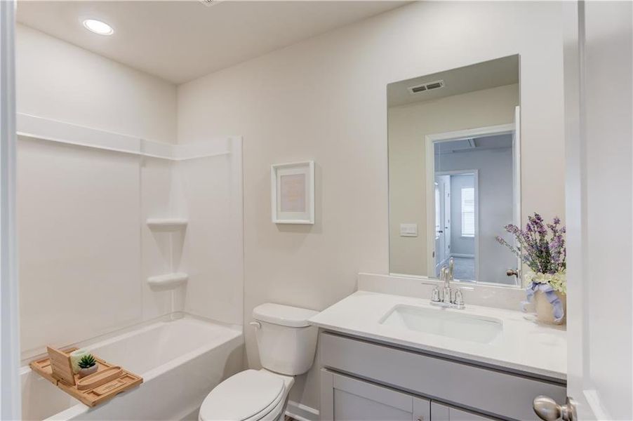 Furnished interior view inside a new home in Sweetwater Green - Royal Series, Lawrenceville (Image 9).