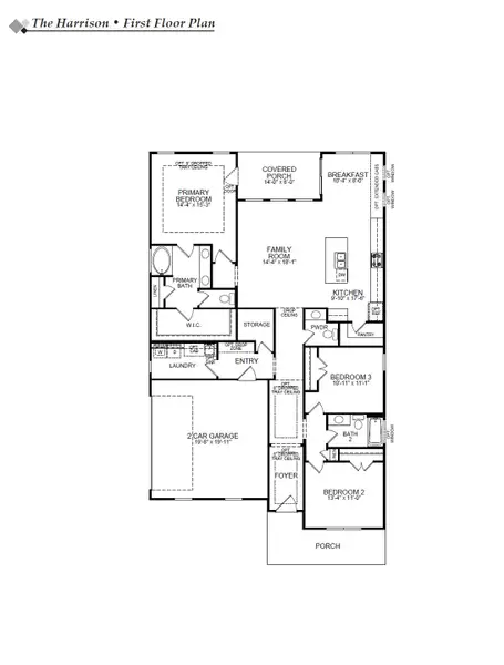 2D floor plan layout of this home in Waterford Commons, Rock Hill, SC (Image 2). 2D floor plan layout of this home in Waterford Commons, Rock Hill, SC (Image 2).