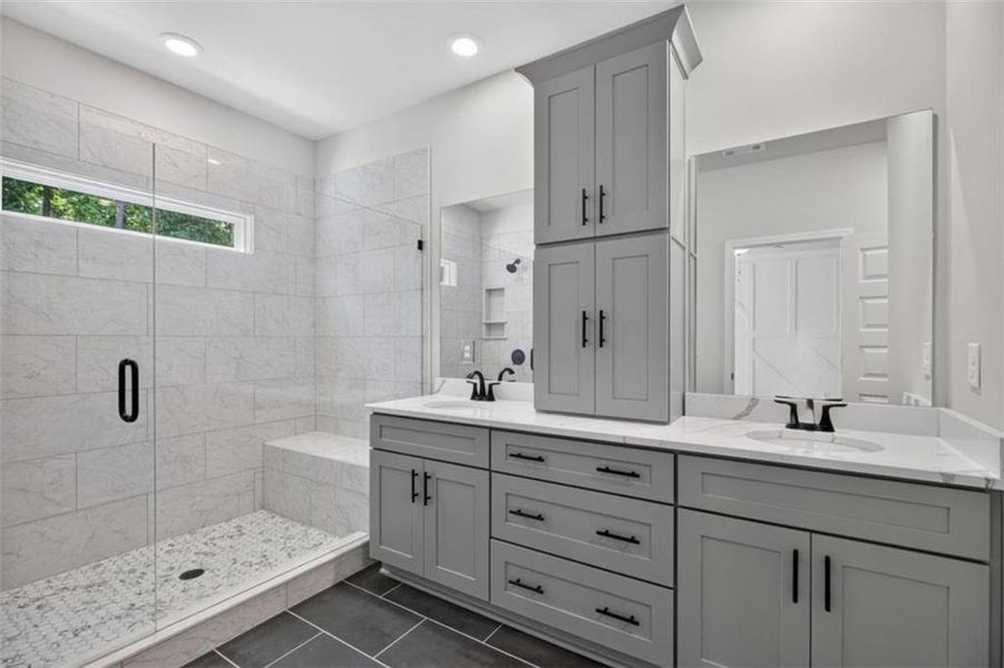 Furnished interior view inside a new home in , Winston (Image 12).