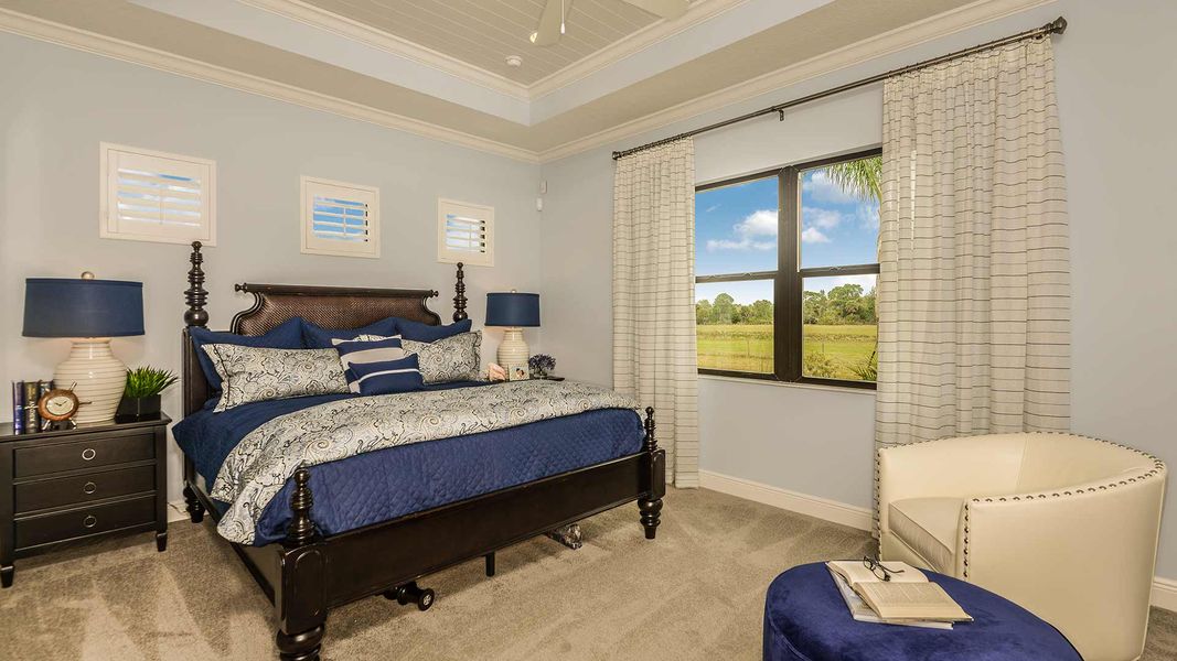 Representative furnished interior of a home built from the Endless Summer 4 by Neal Communities in Boca Royale Golf & Country Club at Wellen Park, Englewood (Image 11).