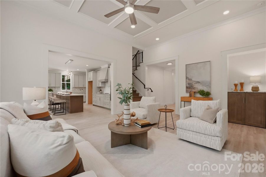 Furnished interior view inside a new home in , Monroe (Image 29).