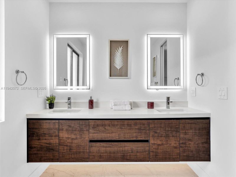 Furnished interior view inside a new home in , Dania Beach (Image 65).