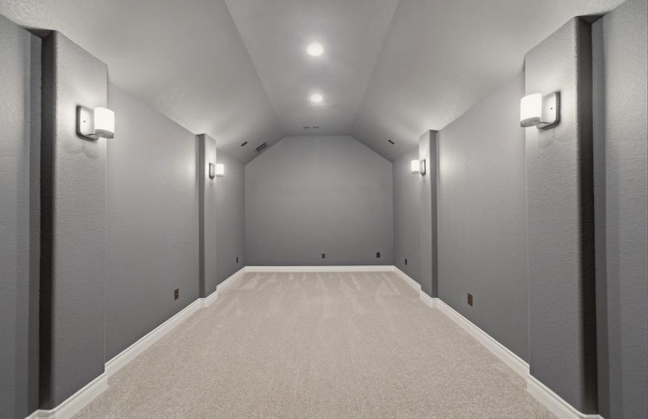Spacious, unfurnished interior of a new home in Bridgeland 60′, Cypress (Image 43).