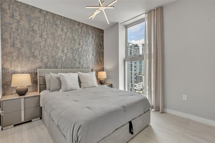 Furnished interior view inside a new home in , Miami (Image 30).