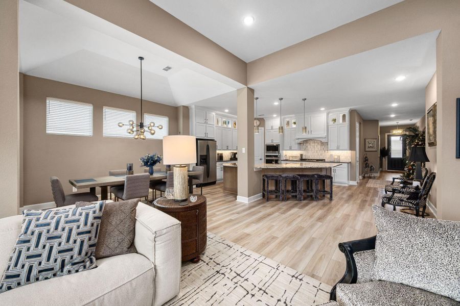 Furnished interior view inside a new home in , Katy (Image 34).