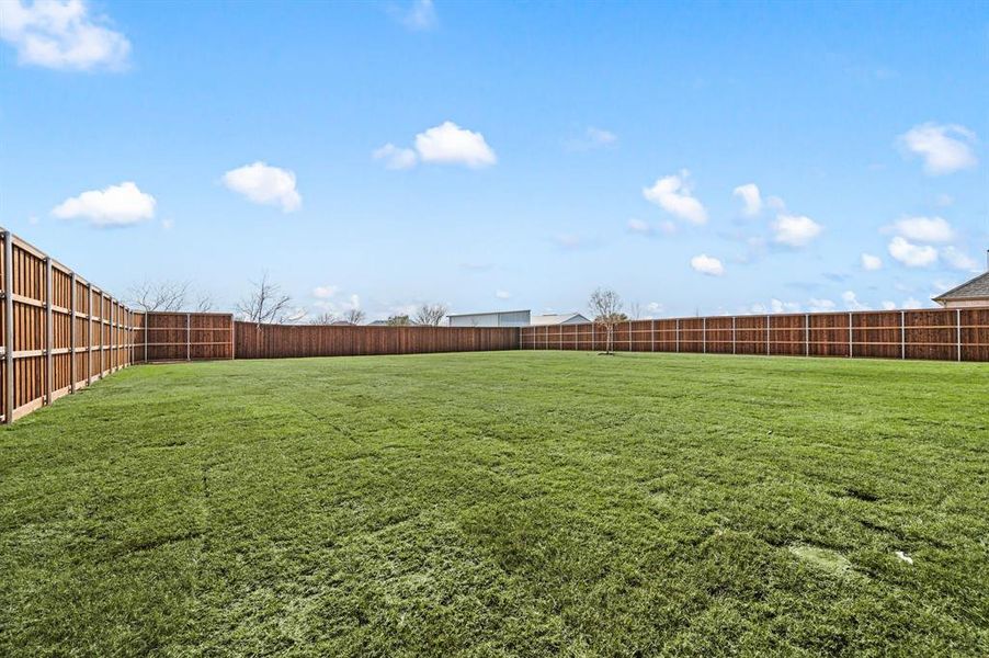 Exterior details and patio area of a home in NorthGlen, Haslet (Image 4).