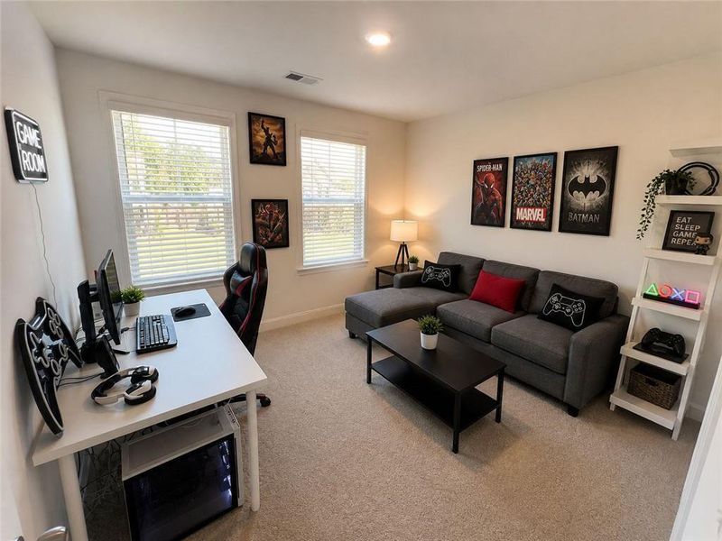 Furnished interior view inside a new home in , Dallas (Image 22).