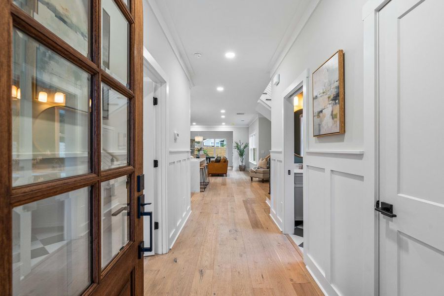 Furnished interior view inside a new home in , Charleston (Image 13).