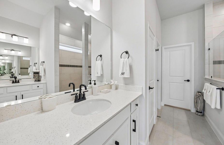 Furnished interior view inside a new home in Mavera, Conroe (Image 6).