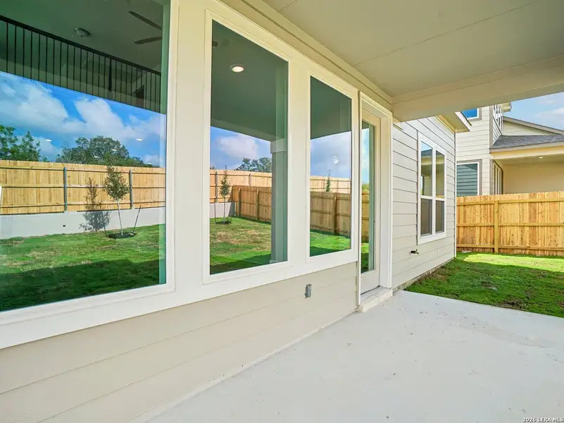Exterior details and patio area of a home in , San Antonio (Image 3).