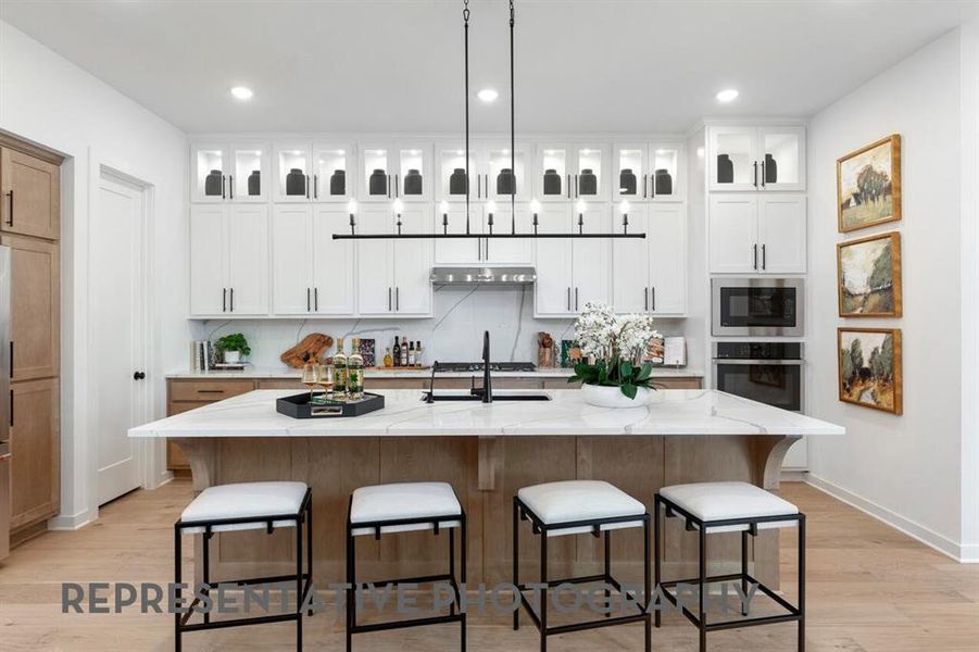 Furnished interior view inside a new home in The Parks at Wilson Creek, Celina (Image 5).
