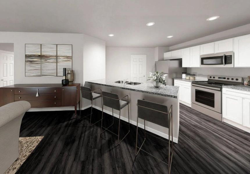 Front exterior of a new home in Villages of Mayfield, Cleburne, TX, highlighting curb appeal (Image 6). Front exterior of a new home in Villages of Mayfield, Cleburne, TX, highlighting curb appeal (Image 6).