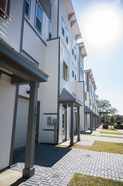 Exterior details and patio area of a home in , North Charleston (Image 35).