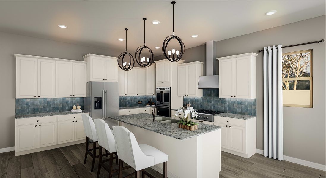 Representative furnished interior of a home built from the Iris Plan 60-1 by Tri Pointe Homes in Whispering Hills, Laveen (Image 4).