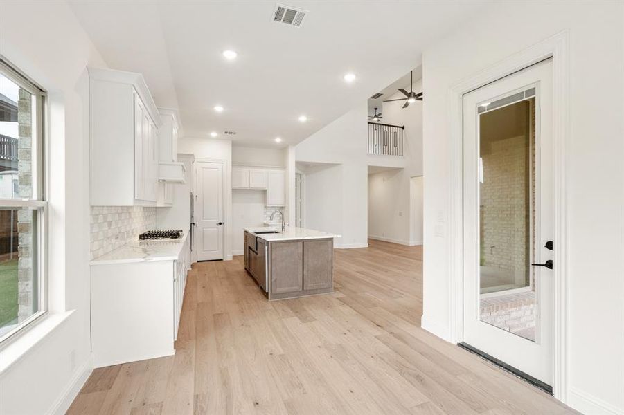 Furnished interior view inside a new home in Windsong Ranch Classic 61, Prosper (Image 16).