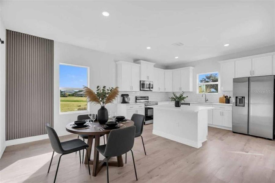 Furnished interior view inside a new home in , Punta Gorda (Image 16).