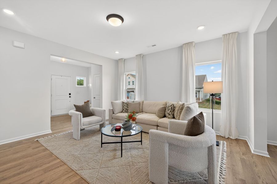 Furnished interior view inside a new home in Edgewater - Cottage Greens, Lancaster (Image 11).