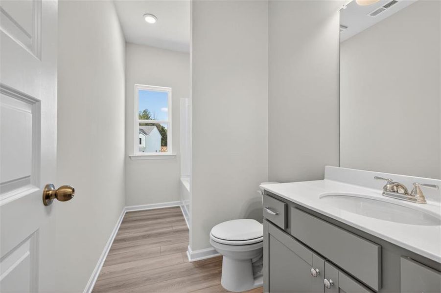 Furnished interior view inside a new home in Longbrooke, Rome (Image 14).