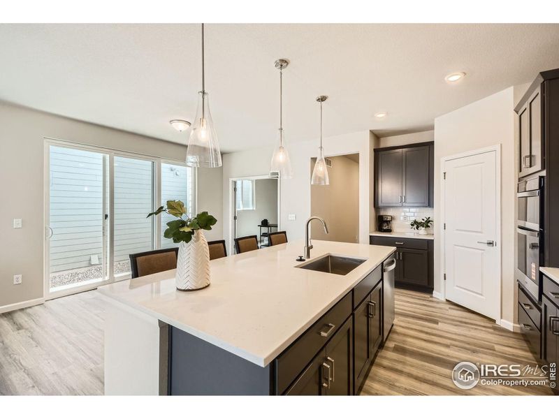Furnished interior view inside a new home in Waterfield - Single Family Homes, Fort Collins (Image 11). Furnished interior view inside a new home in Waterfield - Single Family Homes, Fort Collins (Image 11).