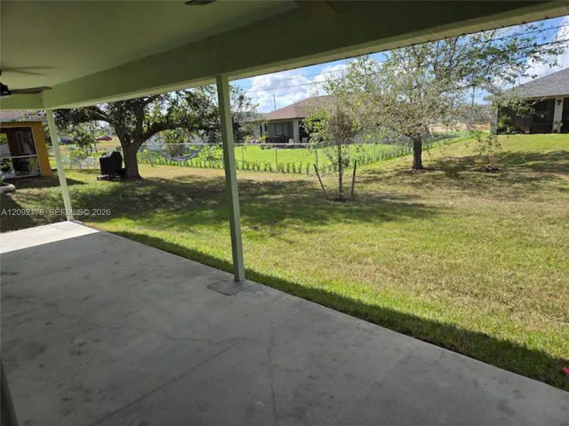 Exterior details and patio area of a home in , Cape Coral (Image 25). Exterior details and patio area of a home in , Cape Coral (Image 25).