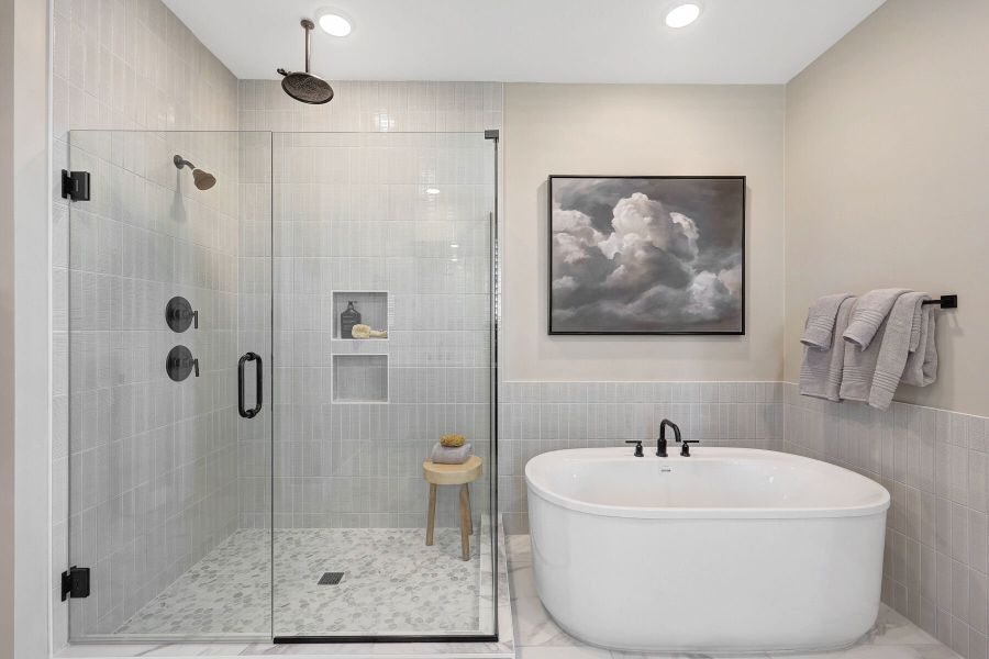 Representative furnished interior of a home built from the Mahogany by Mattamy Homes in Miravida, Surprise (Image 38).