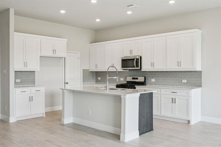 Furnished interior view inside a new home in Sicily, Princeton (Image 9).