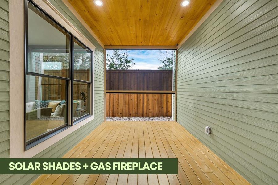 Exterior details and patio area of a home in , Dallas (Image 25).