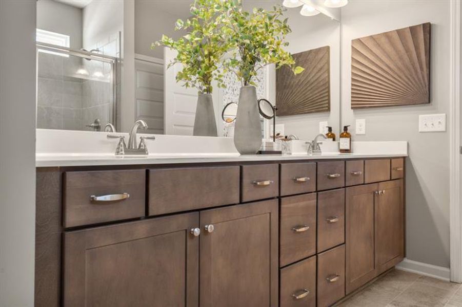Close-up of interior finishes inside a home in The Stiles, Cartersville (Image 17).