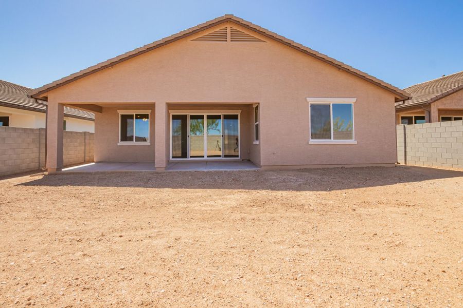 2D floor plan layout of this home in The Views at Rancho Cabrillo, Peoria, AZ (Image 33).
