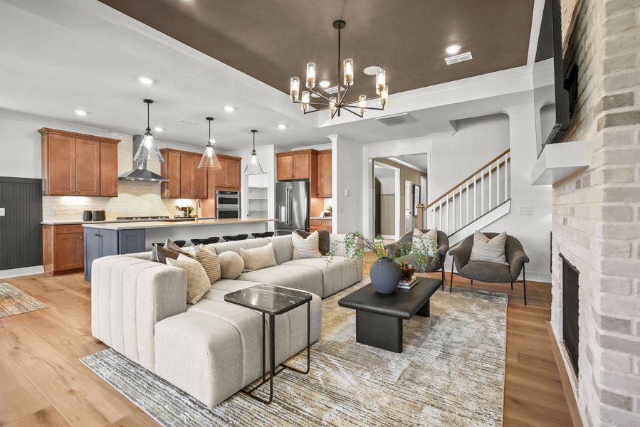 Representative furnished interior of a home built from the Prestige by Del Webb in Del Webb Carolina Ridge, Midland (Image 17).