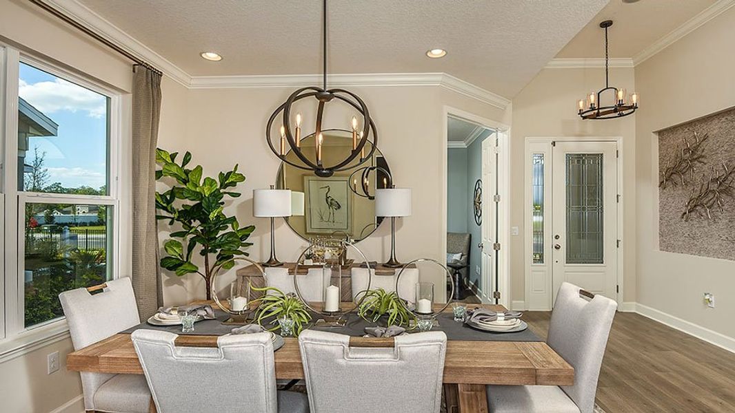 Representative furnished interior of a home built from the Saint Thomas by Taylor Morrison in Indigo Creek, Apollo Beach (Image 7).