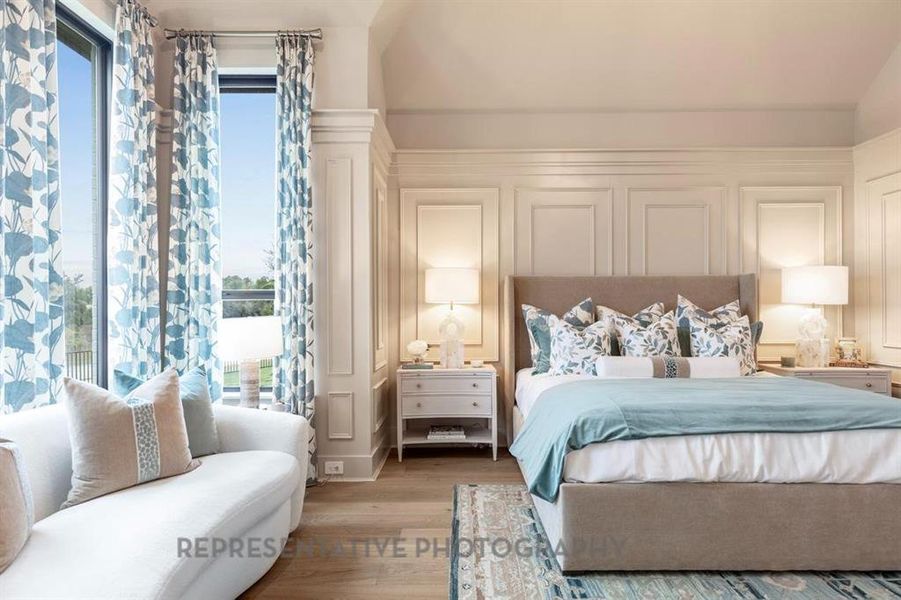 Furnished interior view inside a new home in Mustang Lakes: 60ft. lots, Celina (Image 12).